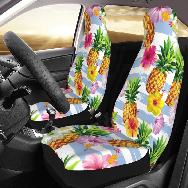 Pineapple Summer Fruits universaalne autoistme kate veekindel maasturi jaoks eesmine tagumine flokeeriv riie padi kiudude püüdmine