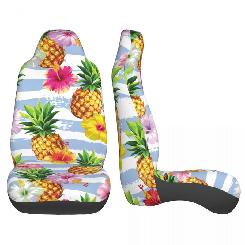 Pineapple Summer Fruits universaalne autoistme kate veekindel maasturi jaoks eesmine tagumine flokeeriv riie padi kiudude püüdmine