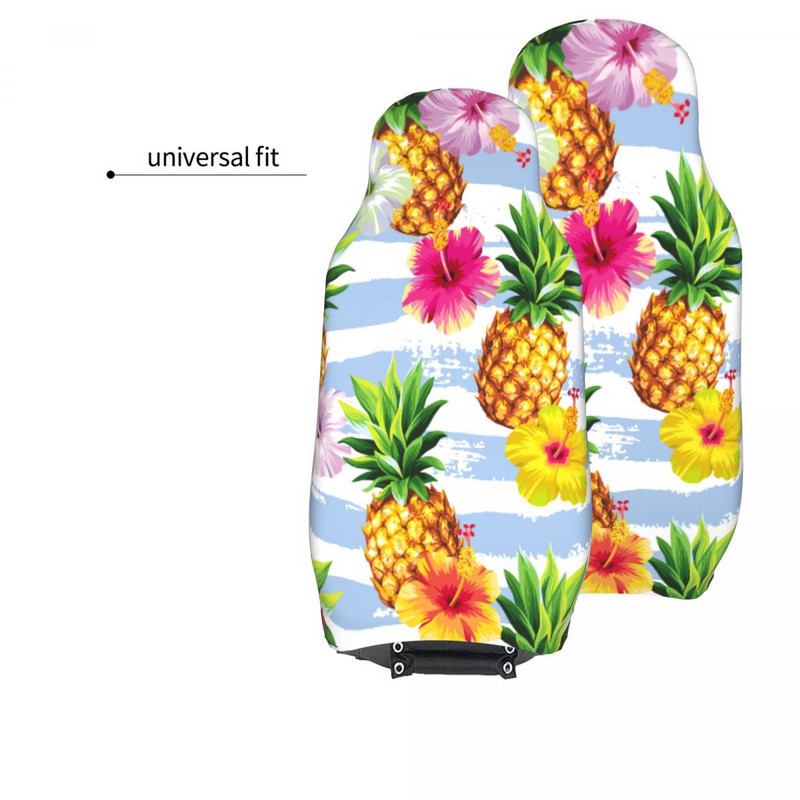 Pineapple Summer Fruits universaalne autoistme kate veekindel maasturi jaoks eesmine tagumine flokeeriv riie padi kiudude püüdmine