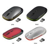 Office sülearvuti hiirehiir Pro Gamer 2,4 GHz taaslaetav juhtmevaba optiline hiir 1600 DPI reguleeritav 4 nuppu Hiired ilma akuta
