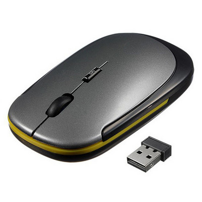 Office sülearvuti hiirehiir Pro Gamer 2,4 GHz taaslaetav juhtmevaba optiline hiir 1600 DPI reguleeritav 4 nuppu Hiired ilma akuta