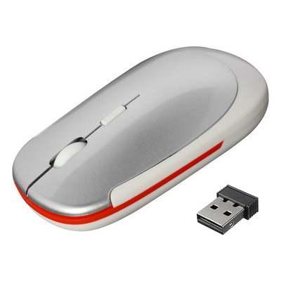 Office sülearvuti hiirehiir Pro Gamer 2,4 GHz taaslaetav juhtmevaba optiline hiir 1600 DPI reguleeritav 4 nuppu Hiired ilma akuta