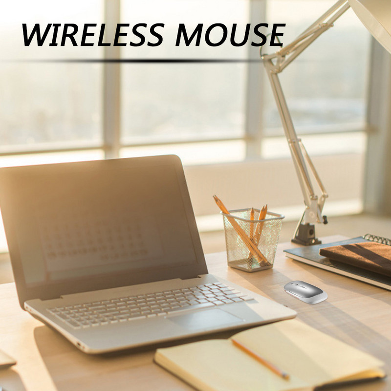 Uredski prijenosni miš Miš Pro Gamer 2,4 GHz punjivi bežični optički miš 1600 DPI Podesiva 4 gumba Miševi bez baterije