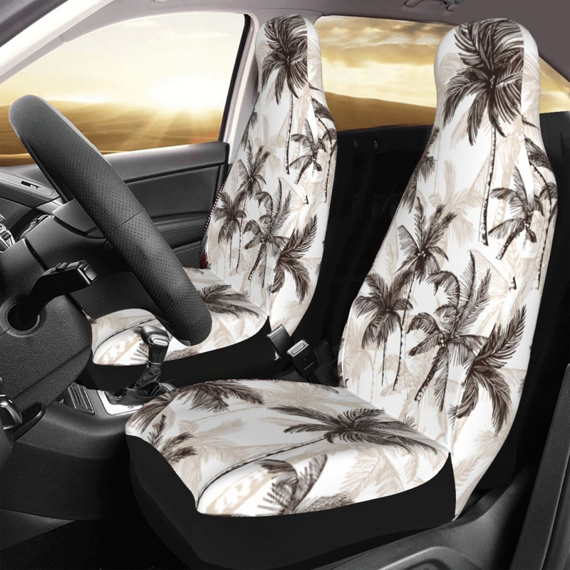 Tropical Palm Trees Universalus automobilio sėdynės užvalkalas daugeliui automobilių SUV automobilių sėdynių užvalkalai Poliesterio medžioklė