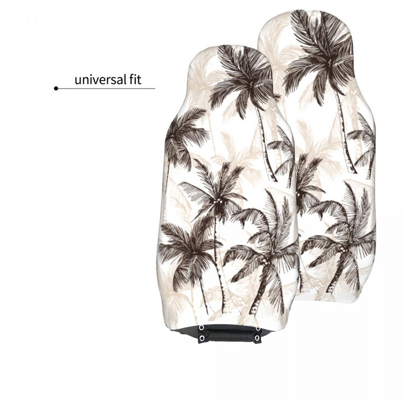 Tropical Palm Trees Universalus automobilio sėdynės užvalkalas daugeliui automobilių SUV automobilių sėdynių užvalkalai Poliesterio medžioklė