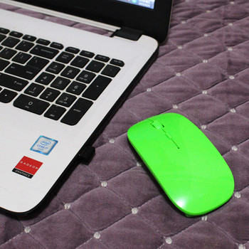 Безжична компютърна мишка 1600 DPI USB оптичен 2.4G приемник Супер тънка мишка за PC лаптоп Мишка Компютърна офис мишка Нова