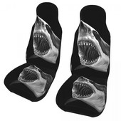 Baltasis ryklys laukinis gyvūnas Universalus automobilio sėdynės užvalkalas, apsaugantis saloną, priedai Kelionės sėdynės pagalvėlė poliesterio medžioklė