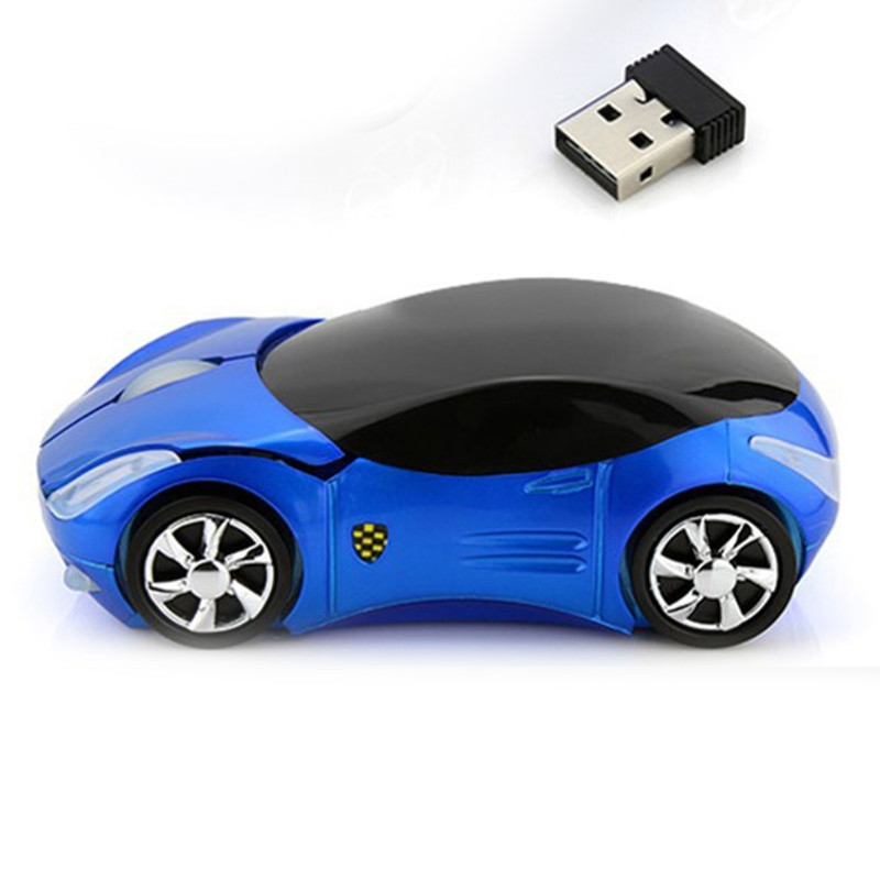 Mängurihiir Juhtmeta arvutiosad Elektroonilised spordimängud Hiired Värviline autokujuline disain mängude mängimiseks 2.4G 40JB