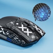 1vnt pelės rankenos juostos čiuožyklos rankų darbo lipdukas, neslystantis, siurbiamas prakaitas, skirtas Razer Viper Ultimate / V2 Pro / mini pelės neslystantis lipdukas