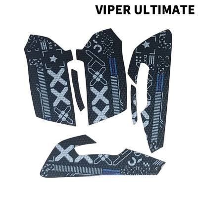 1vnt pelės rankenos juostos čiuožyklos rankų darbo lipdukas, neslystantis, siurbiamas prakaitas, skirtas Razer Viper Ultimate / V2 Pro / mini pelės neslystantis lipdukas