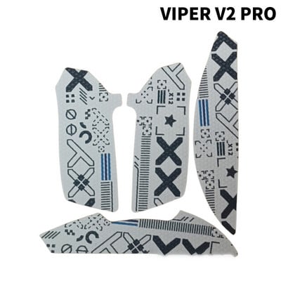 1vnt pelės rankenos juostos čiuožyklos rankų darbo lipdukas, neslystantis, siurbiamas prakaitas, skirtas Razer Viper Ultimate / V2 Pro / mini pelės neslystantis lipdukas