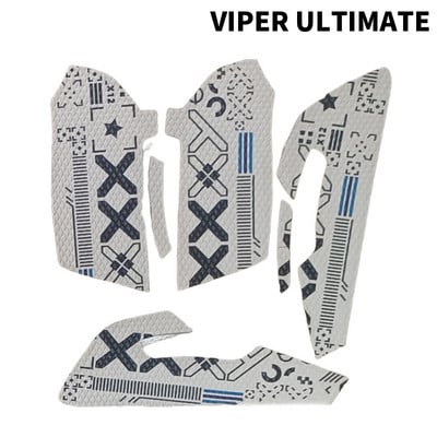 1vnt pelės rankenos juostos čiuožyklos rankų darbo lipdukas, neslystantis, siurbiamas prakaitas, skirtas Razer Viper Ultimate / V2 Pro / mini pelės neslystantis lipdukas