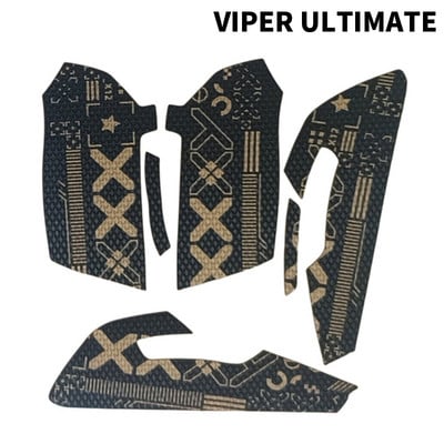 1vnt pelės rankenos juostos čiuožyklos rankų darbo lipdukas, neslystantis, siurbiamas prakaitas, skirtas Razer Viper Ultimate / V2 Pro / mini pelės neslystantis lipdukas