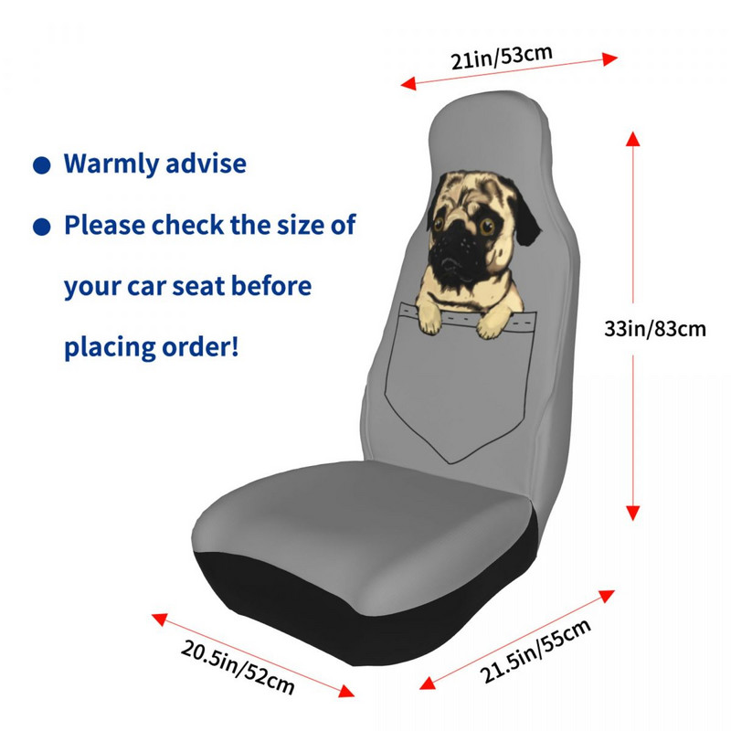 Kišeninis mopsas šunų gyvūnas universalus automobilio sėdynės užvalkalas, atsparus vandeniui AUTOYOUTH sėdynės pagalvėlė / užvalkalas, poliesterio sėdynės apsauga