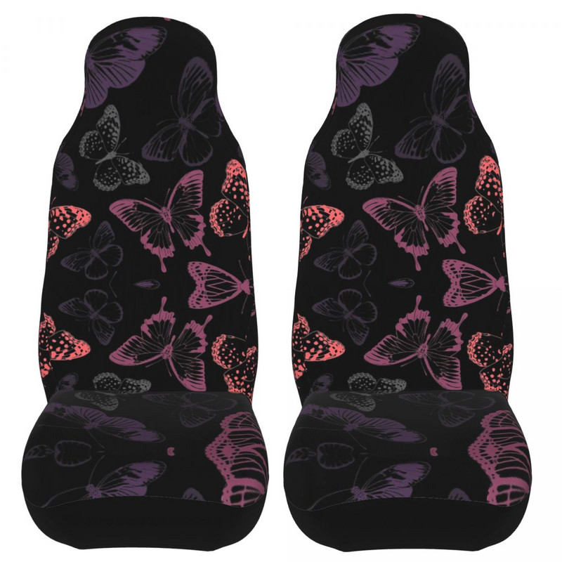 Õmblusteta Butterflies universaalne autoistme kate Four Seasons reisiloomade autoistme matt polüesterist istmekaitse