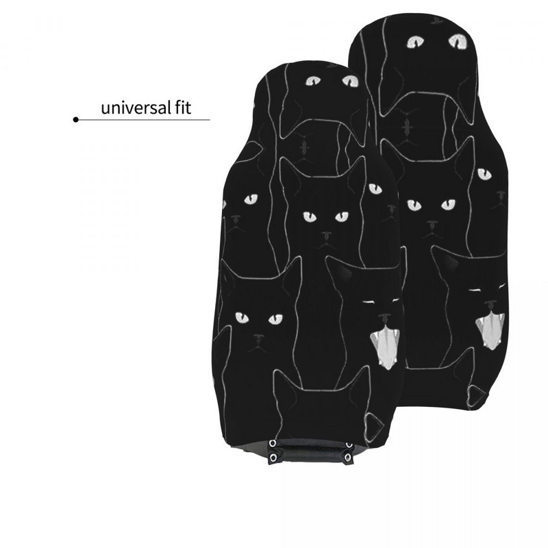 Cute Cat Animal universaalne autoistme katte kaitse, sisetarvikud maasturi istmekatete jaoks polüestrist kalapüügiks