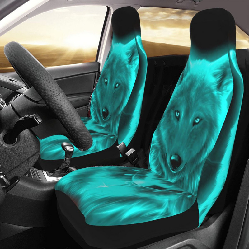 Animal 3D Wolf Cool universaalne autoistme kate Four Seasons Travel autoistme padi polüester jaht
