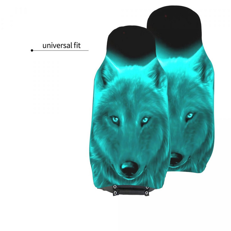 Animal 3D Wolf Cool universaalne autoistme kate Four Seasons Travel autoistme padi polüester jaht