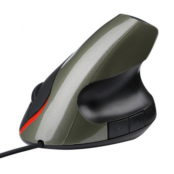Εργονομικό κάθετο ποντίκι γραφείου με 5 κουμπιά οπτικά ποντίκια 1200 DPI για φορητό υπολογιστή