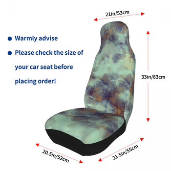 Marbling Tie Dye Colorful Universal Κάλυμμα καθίσματος αυτοκινήτου Four Seasons AUTOYOUTH Γεωμετρικό μαξιλάρι καθίσματος/Κάλυμμα πολυεστέρα Hunting