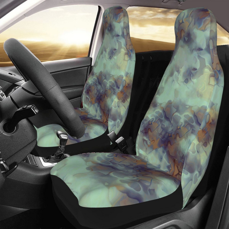 Marmuriniai kaklaraištis dažai Spalvingas universalus automobilio sėdynės užvalkalas Four Seasons AUTOYOUTH geometrinė sėdynės pagalvėlė / užvalkalas poliesterio medžioklė