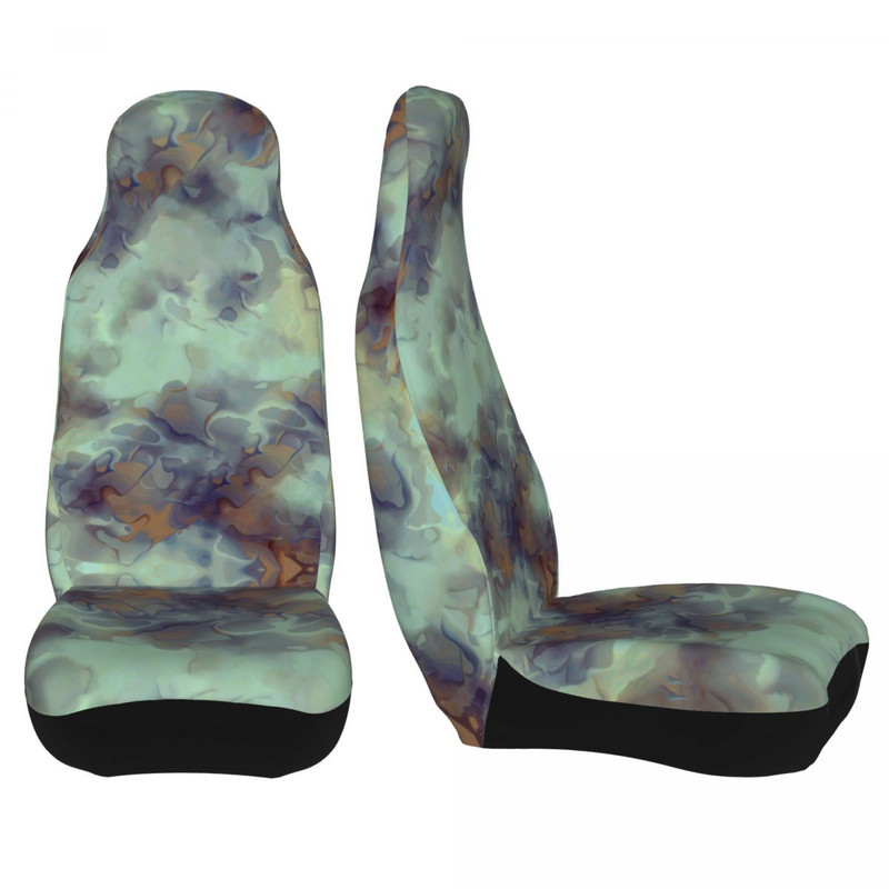 Marmuriniai kaklaraištis dažai Spalvingas universalus automobilio sėdynės užvalkalas Four Seasons AUTOYOUTH geometrinė sėdynės pagalvėlė / užvalkalas poliesterio medžioklė