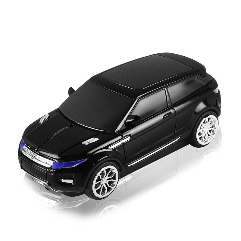 Nauja sportinio automobilio dizaino 2,4 GHz belaidė pelė su USB imtuvu, skirta kompiuteriniam nešiojamajam kompiuteriui žaidimų pelė belaidė pelė