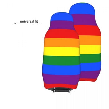 Pride Rainbow Flag Lgbt Universal κάλυμμα καθισμάτων αυτοκινήτου Four Seasons Γυναικεία καλύμματα καθισμάτων αυτοκινήτου Πολυεστέρας Ψάρεμα