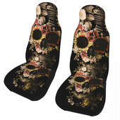 Garden Skull Light universaalne autoistme kate Veekindel reisimine Dark Death Skeleton autoistme matt polüester auto stiil