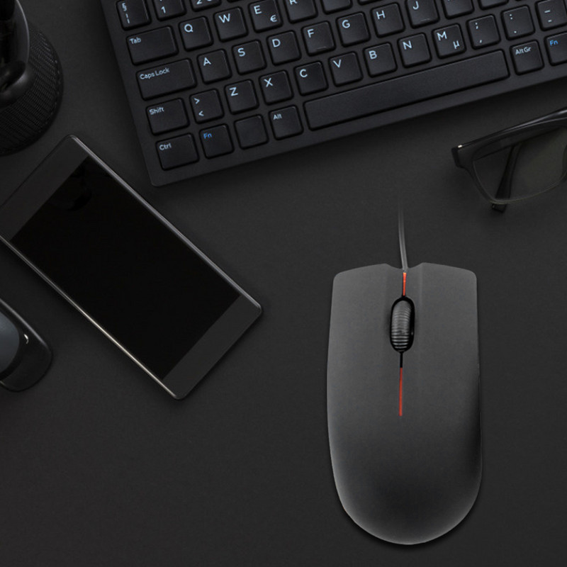 3 nupuga USB juhtmega optiline hiir lauaarvuti sülearvuti Klassikaline ergonoomika kontorihiired