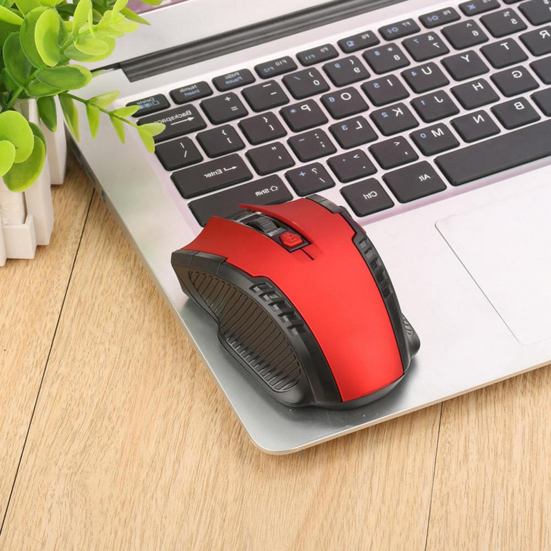 Arvutihiir Vastupidav arvuti optiline mänguhiir Kaasaskantav juhtmevaba hiir 2,4 GHz juhtmevaba optiline hiir koduks