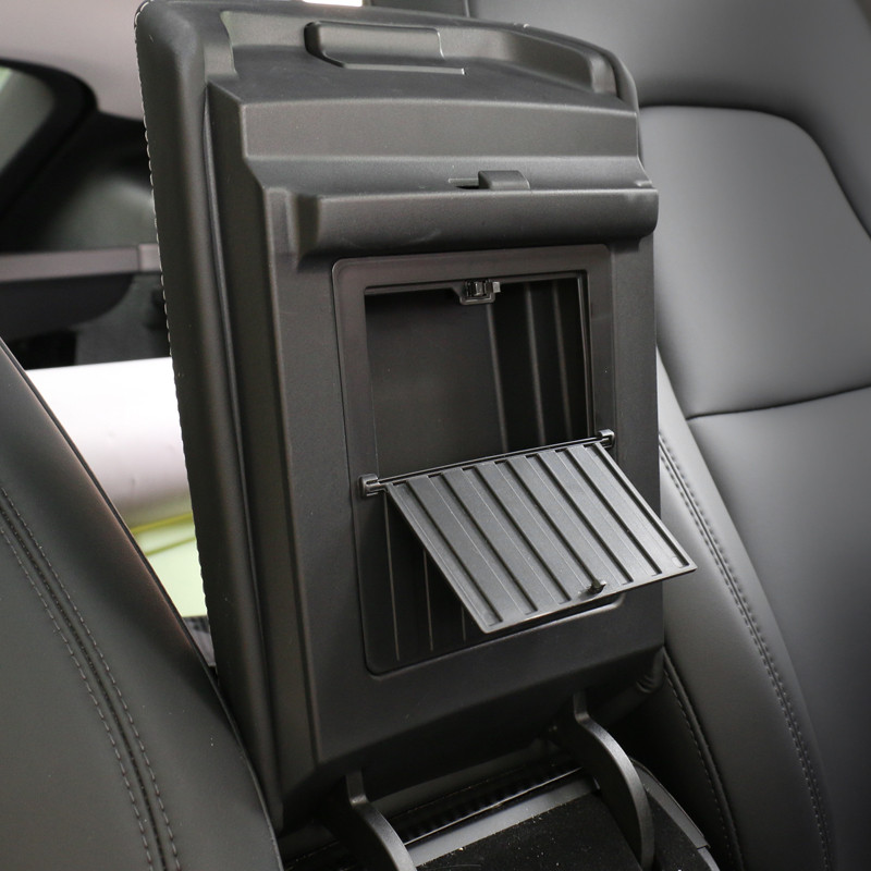 Υποβραχιόνιο κρυφό κουτί αποθήκευσης για Tesla Model 3 Y 2017-2023 Αξεσουάρ εσωτερικής τροποποίησης τύπου Push-Type Αξεσουάρ Κεντρικής κονσόλας Organizer