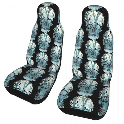 Dark Forest Skull Universal Husa scaun auto Four Seasons Travel Scheleton Death Gothic Horror Goth Huse scaun auto Fiber Hunting