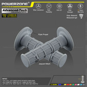 MX gel kao za 7/8" upravljač svjetloplave gumene ručke za motocikl motocikl supermoto pitbike dirt pit bike besplatna dostava