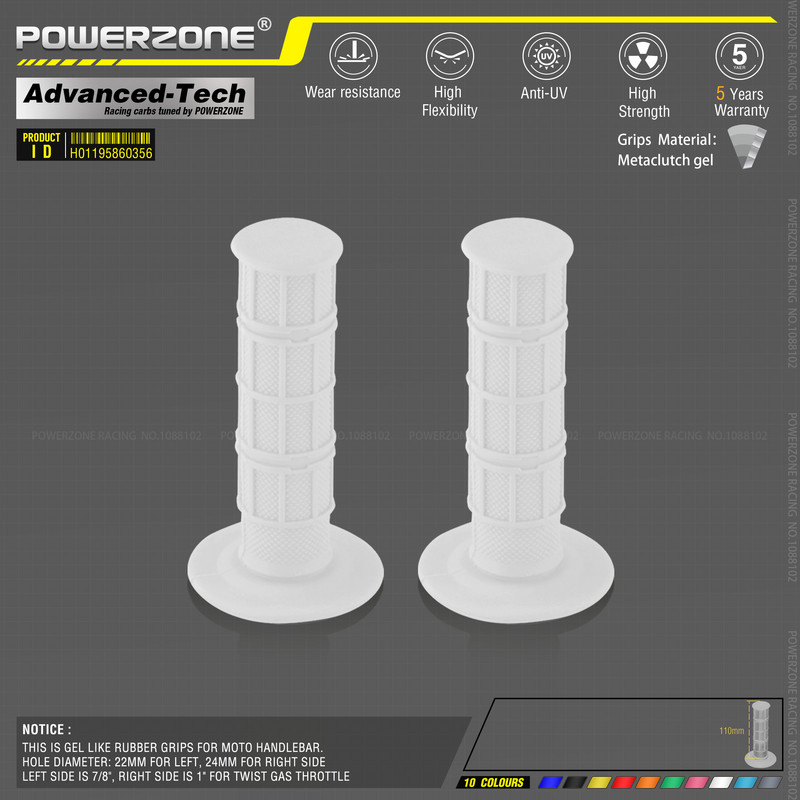 MX gel kao za 7/8" upravljač svjetloplave gumene ručke za motocikl motocikl supermoto pitbike dirt pit bike besplatna dostava