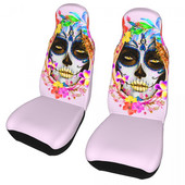 Mexican Sugar Skull Lady Husă universală pentru scaune auto Interior auto potrivită pentru toate tipurile de modele Huse pentru scaune mașini pentru vânătoare
