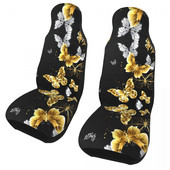 Butterflies universaalne autoistme kate maastikul, mis sobib igat tüüpi mudelitele Butterfly istmekatted polüestrist autotarvikud