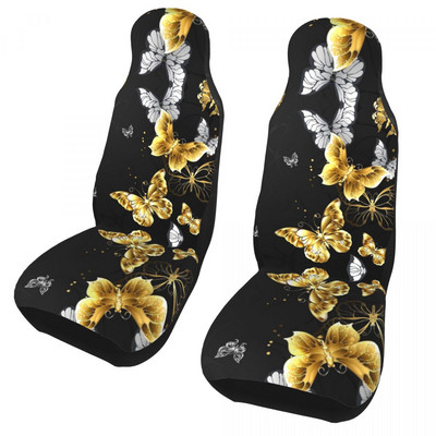 Butterflies universaalne autoistme kate maastikul, mis sobib igat tüüpi mudelitele Butterfly istmekatted polüestrist autotarvikud