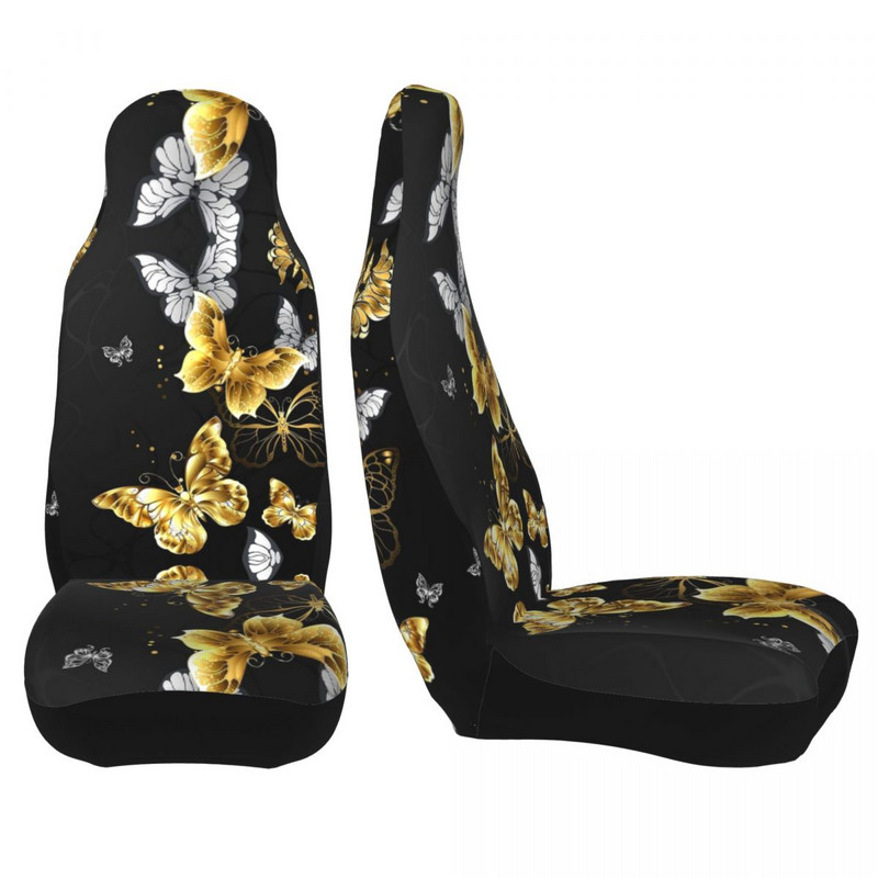 Butterflies universaalne autoistme kate maastikul, mis sobib igat tüüpi mudelitele Butterfly istmekatted polüestrist autotarvikud