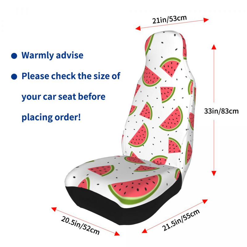 Cute Summer Fruits Watermelon universaalne autoistme kate Four Seasons jaoks maasturi istmepadja/katte polüester jahiks