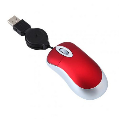 Noul mouse universal mini USB telescopic 3 taste 1600DPI Computer laptop USB optic Mini mouse cu fir