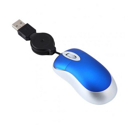 Noul mouse universal mini USB telescopic 3 taste 1600DPI Computer laptop USB optic Mini mouse cu fir