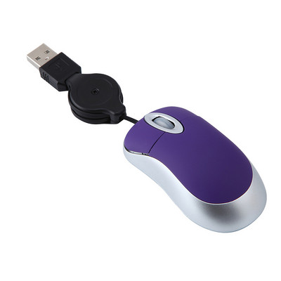 Noul mouse universal mini USB telescopic 3 taste 1600DPI Computer laptop USB optic Mini mouse cu fir