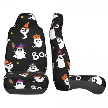 Happy Halloween Party Universal κάλυμμα καθίσματος αυτοκινήτου αδιάβροχο για SUV Cute μαξιλάρι καθίσματος Ghost/Υφασμάτινο κάλυμμα Ψάρεμα