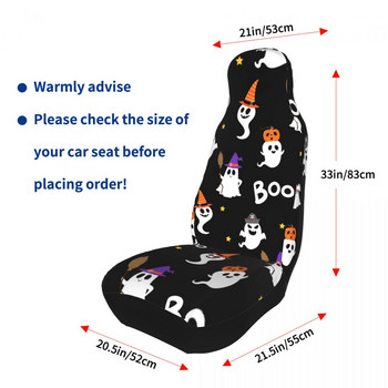Happy Halloween Party Universal κάλυμμα καθίσματος αυτοκινήτου αδιάβροχο για SUV Cute μαξιλάρι καθίσματος Ghost/Υφασμάτινο κάλυμμα Ψάρεμα