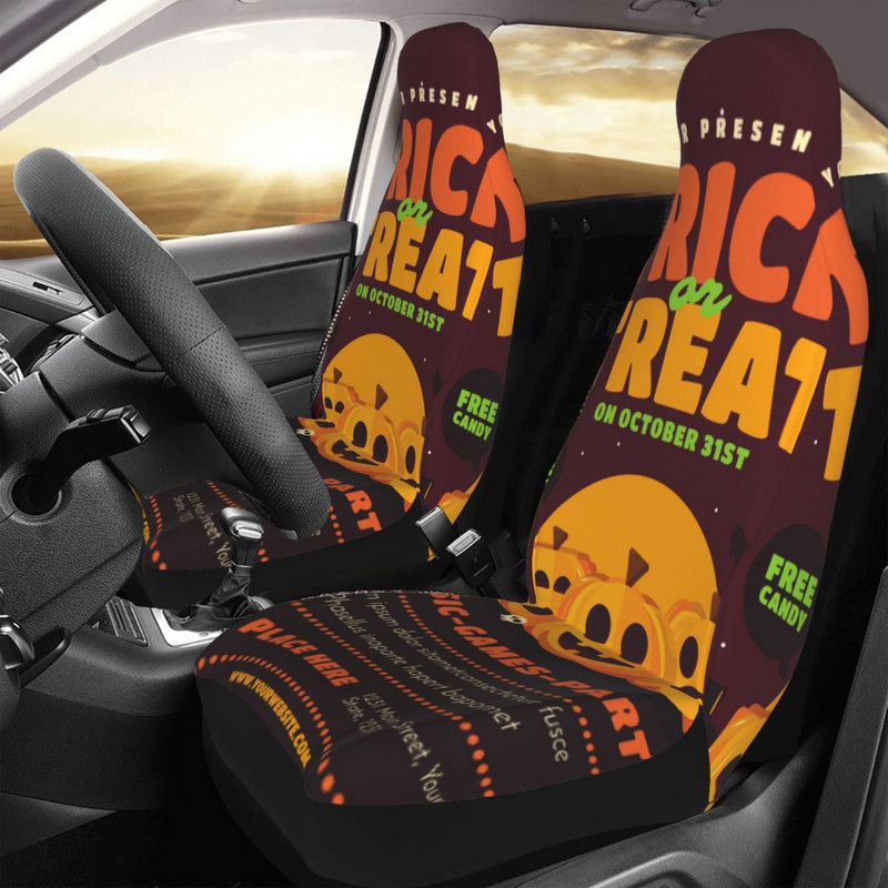 Halloween Trick Or Treat Univerzalna navlaka za autosjedalicu Vodootporna AUTOYOUTH Zaštitne navlake za autosjedalicu Poliester Stil automobila