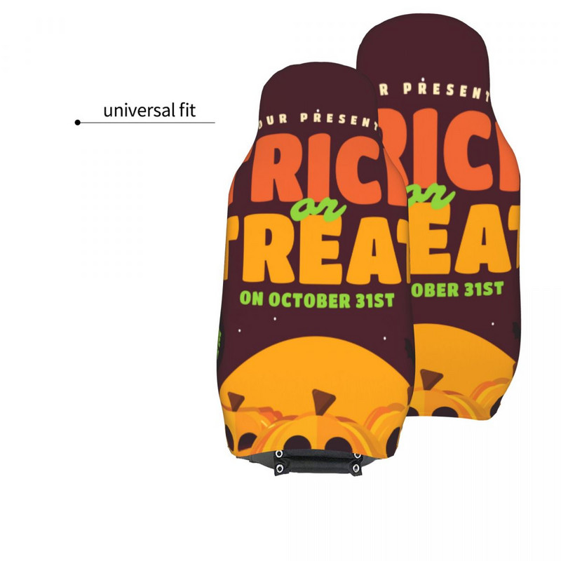 Halloween Trick Or Treat Univerzalna navlaka za autosjedalicu Vodootporna AUTOYOUTH Zaštitne navlake za autosjedalicu Poliester Stil automobila