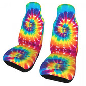 Colorat Tie Dye Model Fundal Universal Husa Scaun Auto Protector Accesorii Interioare AUTOYOUTH Covoraș Scaun Auto Vânătoare