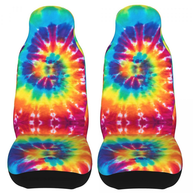 Colorat Tie Dye Model Fundal Universal Husa Scaun Auto Protector Accesorii Interioare AUTOYOUTH Covoraș Scaun Auto Vânătoare