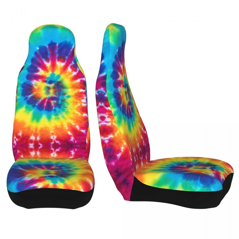 Colorat Tie Dye Model Fundal Universal Husa Scaun Auto Protector Accesorii Interioare AUTOYOUTH Covoraș Scaun Auto Vânătoare